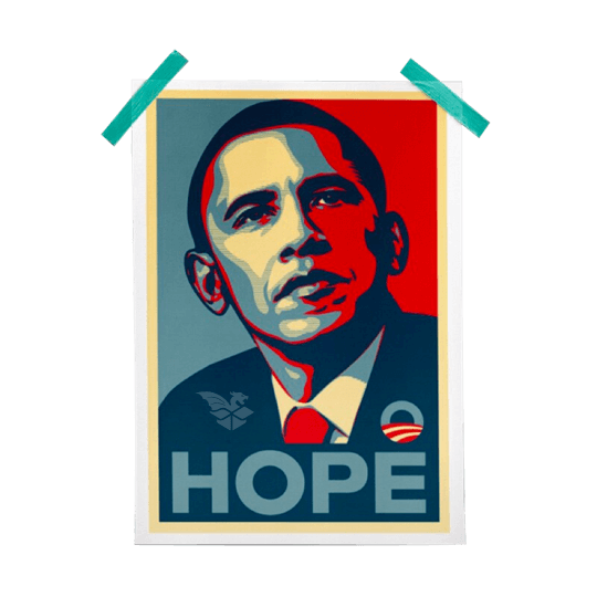 Как сделать фото в стиле obama hope